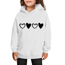 Kids' Fleece-Lined Sherpa Hoodie for Winter/Fall 2026 – Kawaii Oversized Sweatshirt, Long Sleeve, Valentines Gift, Compatible with Kids 3Y