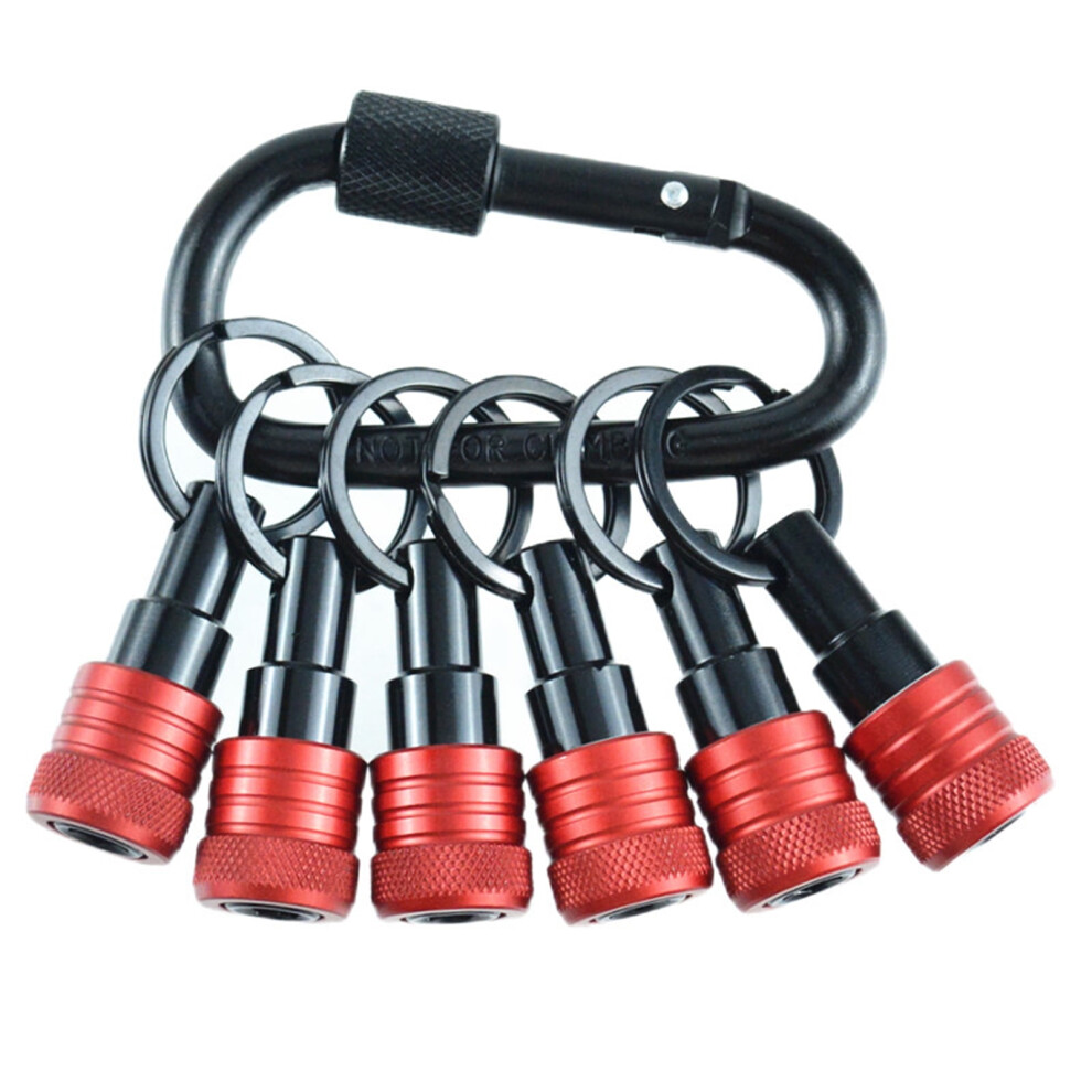 6Pcs Bit Holders /4Inch Hexagon Shank Screwdriver Bit Holder Driver Drill Bit Keychains Extension Screwdriver Bit Holder 9558830187763