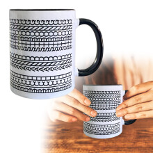 Magic Hidden Text Coffee Mug, White Ceramic, Heat-Activated Surprise Quote – Valentine's, Anniversary, Christmas Gift for Her/Him, Desk Decor