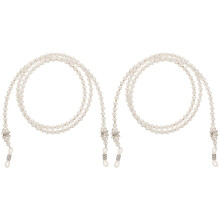 Set of 2 Sunglass Glasses Chain for Women Imitation Pearl Women's