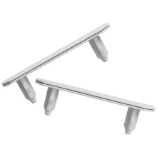 2pcs Miniature Wall Shelf Furniture Tiny Wall Mount Rack Doll House Wooden Wall Rack Adornment