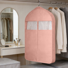 Garment Bags for Hanging Clothes Suit Bags,Clear Hanging Garment Bag,Dust-Proof Clothes Cover Bag with Full-Length Zipper