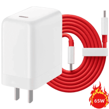 Warp Charger Compatible with OnePlus 8T, 9, 9R, 9Pro, 65W USB-C Wall Charger with Cable, 65w Power Adapter, USB Dual Type-C Data Cable