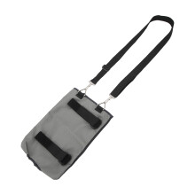 Tragbarer grauer Urinbeutelbezug für ältere Katheterträger 28x20cm