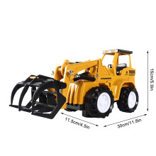 Die-cast Toy Car: 1/50 Excavator, Backhoe, Front Loader & Bulldozer Construction Vehicle Collection – Christmas Gift for Kids