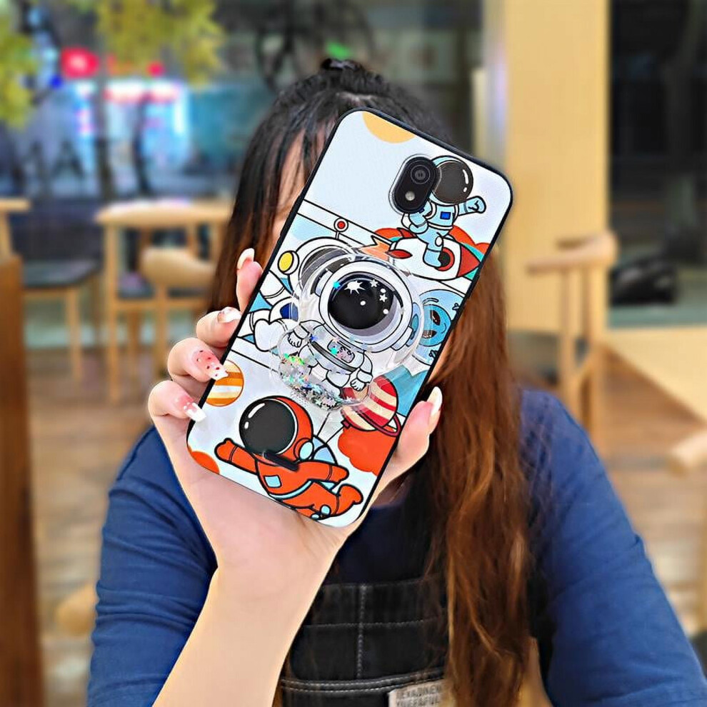Nokia C100 Phone Case – Waterproof, Rotatable Tpu Kickstand, Anti-Knock, Glitter Soft Cover, Cute Cartoon Quicksand Design 9422877997299