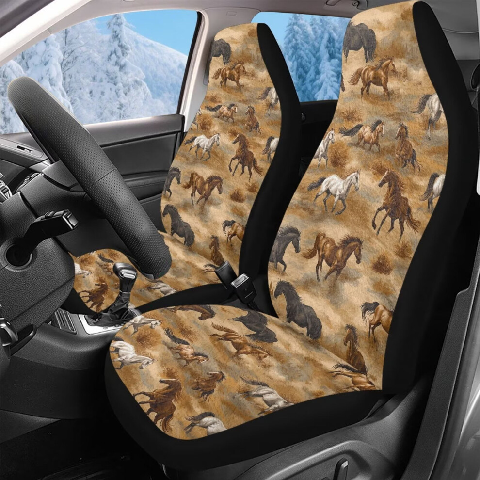 Car Seat Covers Premium Blanket Cloth 2-Pack Coral 9180435730978