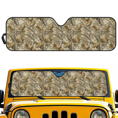 Camouflage Folding Windshield Sun Shade for Jeep Wrangler