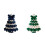 DIY Crochet Christmas Tree Kit 5 inch 2 pcs 1