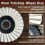 Wool Felt Flap Polishing Discs 4.5 in 6 pcs 4