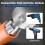 Integrated Internal & External Pipe Threading Tool, pipe threading Tool, pvc Pipe Thread Cutting Tool for Electric Drill, Pipe Sizes Rethreading Tool 3