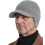 Knitted Beanie with Ear Flaps and Wool Brim 1