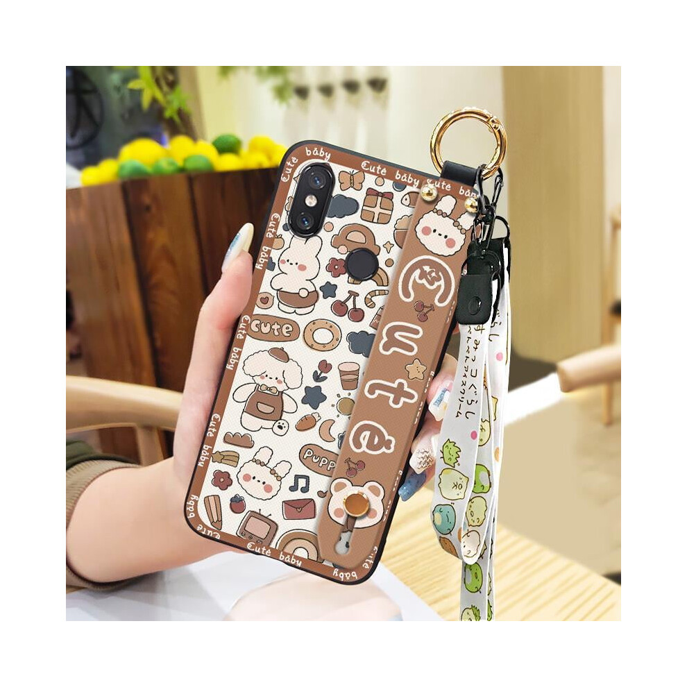 Phone Case Compatible With Xiaomi Mi 8 Â Dirt-Resistant, Waterproof, Kickstand Ring, Anti-Knock, Lanyard & Wrist Strap 9493189692714