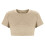 Top corti estivi da ragazza, magliette oversize a girocollo, a maniche corte, basic. 5