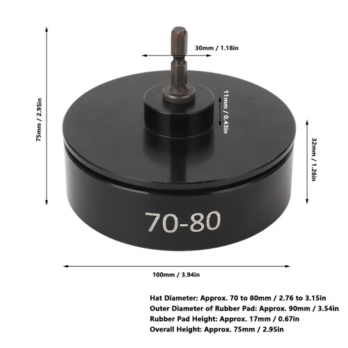 Electric Handheld Capping Sealing Machine 70-80mm Metal Rubber Bed 1