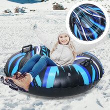 Heavy Duty Inflatable Snow Sled Tube 1 Pack