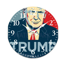 Funny Retro Mute Wall Clock – Battery Powered, Compatible with Home, Living Room, Kitchen & Office Decor