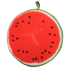 Watermelon Seat Cushion Pillow for Sofa with PP Cotton Foam Stuffer Detachable Cover Multi Color 33cm