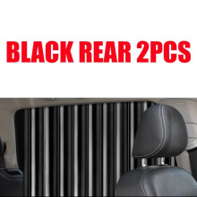 Car Side Window Sun Shades Magnetic Black 2 Pcs Covers Blinds Curtains Auto Accessories Sunshades