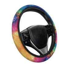 Tie Dye Steering Wheel Cover Women Breathable Elastic 1 Pack