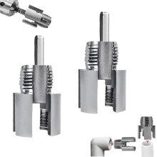 Integrated Pipe Threading Tool for PVC, 1/2" & 3/4" Dies, Electric Drill Compatible, Home Repair
