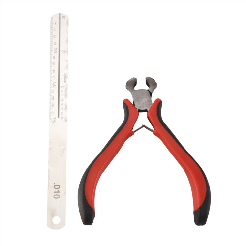 Guitar Fret Puller Kit with Steel Plate and String Cutter