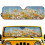Floral Print Windshield Sun Shade for Jeep Wrangler 1
