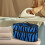 Garment Steamer Organizer Zebra Stripe Zippered Bag 2