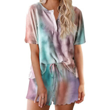 Set pigiama da donna in modal tie-dye, 2 pezzi