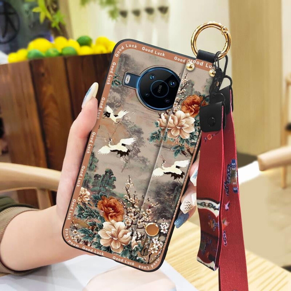 Nokia X100 Phone Case Â Waterproof, Anti-Knock, Dust-Resistant, Wrist Strap, Kickstand, Lanyard, Soft Silicone Chinese-Style Cover 9482726341376