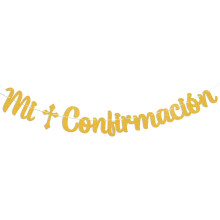 Mijn Vormselbanner – Teken voor de Eerste Heilige Communie, God zegene dit kind, geschikt voor katholieke vieringen