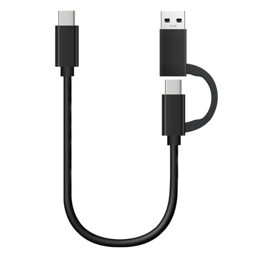 Καλώδιο προσαρμογέα USB 2 σε 1 USB3.0 USB A/C σε C συγχρονισμού δεδομένων γρήγορης