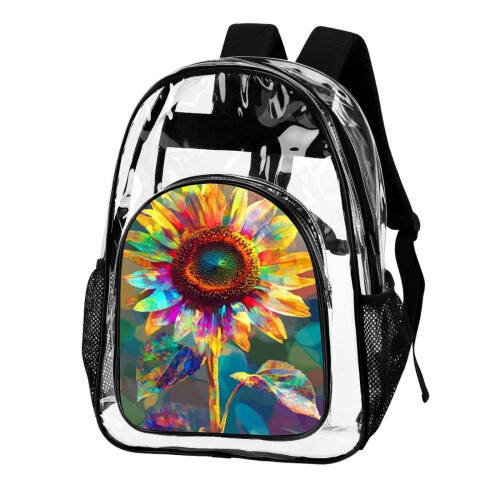 3D Printed Transparent Backpack for Comics & School – Waterproof, Multi-Functional, Back-to-School Gift 1