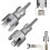 Integrated Internal & External Pipe Threading Tool, pipe threading Tool, pvc Pipe Thread Cutting Tool for Electric Drill, Pipe Sizes Rethreading Tool 1