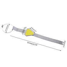 Benzi reflectorizante universale pentru mașini electrostatice, pentru evitarea centurii metalice antistatice