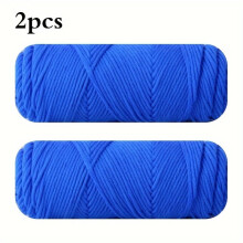 paquetes de 100 g/ovillo de hilo de algodón suave de 8 cabos para agujas circulares, para tejer suéteres, gorros, bufandas y prendas de punto