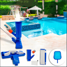 Portable Pool Cleaner Handheld with Scoop Net - Underwater Vacuum Nozzle Suction Head for Spa Pond Swimming Pool Maintenance