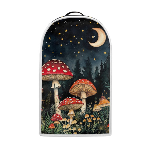 Κάλυμμα μίξερ Universal Fantasy Mushrooms Starry Night για προστασία από τη σκόνη από πολυεστέρα