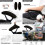 Set huse pentru scaun de birou, elastice, cu cotiere, 5 buc. 5