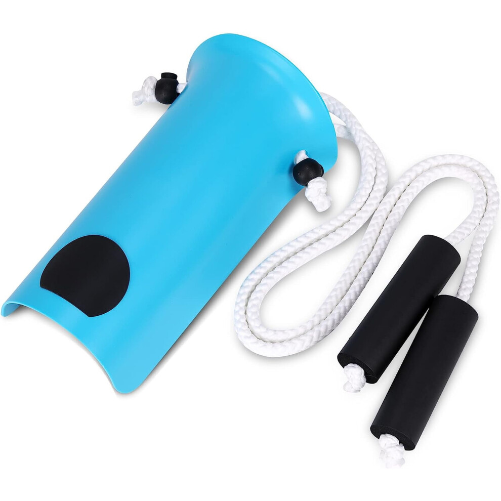 Blue Sock Aid - Wide 3.93" Sock Aid With Foam Handles, Sock Aide Device For Elderly, Sock Helper Easy On Easy Off,