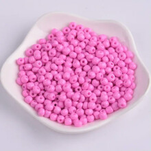 Kleine runde Glasperlen (2 mm, 3 mm, 4 mm) für Schmuckherstellung – 1000/500/200 Stück – Rosa