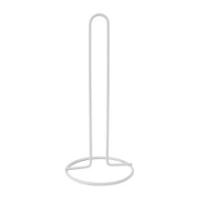 Stainless Steel Countertop Paper Towel Holder - Kitchen Paper Towel Stand Holder for Home Organization & Storage White