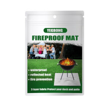 Fireproof MATS, outdoor fire pit MATS, oven heat insulation MATS, fire basin fireproof barbecue MATS, square protective MATS