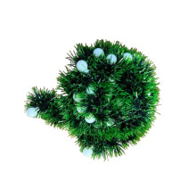 Batteriebetriebene Weihnachtslichterkette, weiße LED-Ranke, 280 cm, PVC, für drinnen und draußen, mit Timer, festliche Dekoration