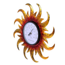 ROSENICE Wandtemperatuurmeter Creatieve Zonvormige Temperatuurthermometer