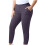 Navy Plus Size Women's Pants with Pockets Elastic Waist 1