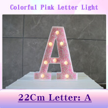 Customizable LED Marquee Letter Lights - Battery-Operated Color Changing Neon Signs for Bedroom Wall Decor & Proposal Party Backdrops