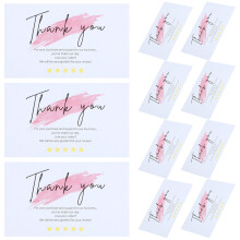 Thank You Cards Multi Colored 60 Count