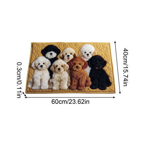 Tapete de entrada com estampa animal boêmia, absorvente e fácil de limpar, 45,7 x 76,2 cm (18 x 30 polegadas). 1