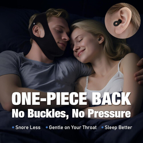 Snoring Stopper Chin Strap for Mouth Breathing Support 1 1